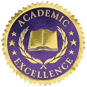 High School Blue Excellence Seal