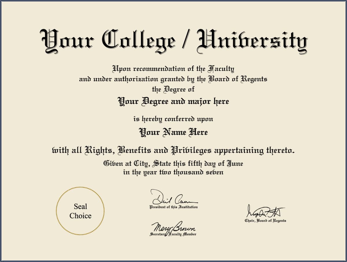 College Diploma - Design 5 COLLEGE_DIPLOMA_ND_05